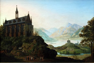 Paesaggio montano da August Ahlborn